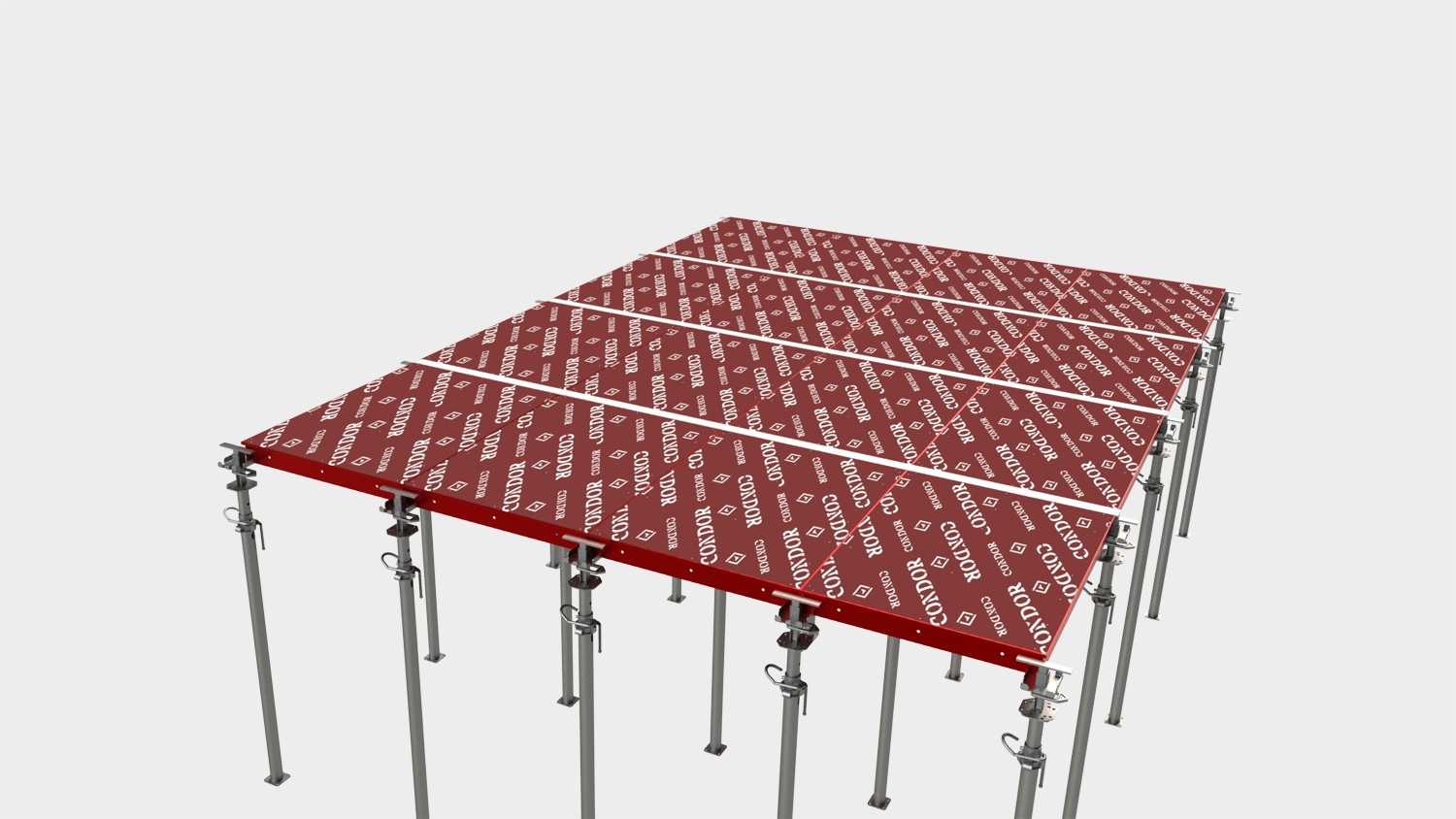 Sistema per solaio: cassaforma Aluplus